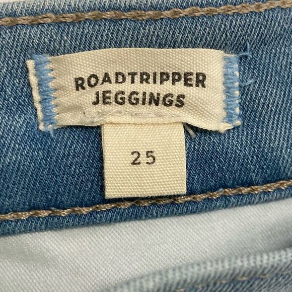 MADEWELL Roadtripper 10" High-Rise Jeggings in Ashburn Wash: Knee-Slit Edition - Picture 7 of 9